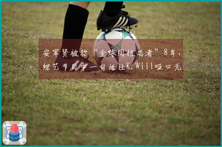 安宰贤被称“全球同性恋者”8年，综艺节目中一句话让K.Will哑口无言